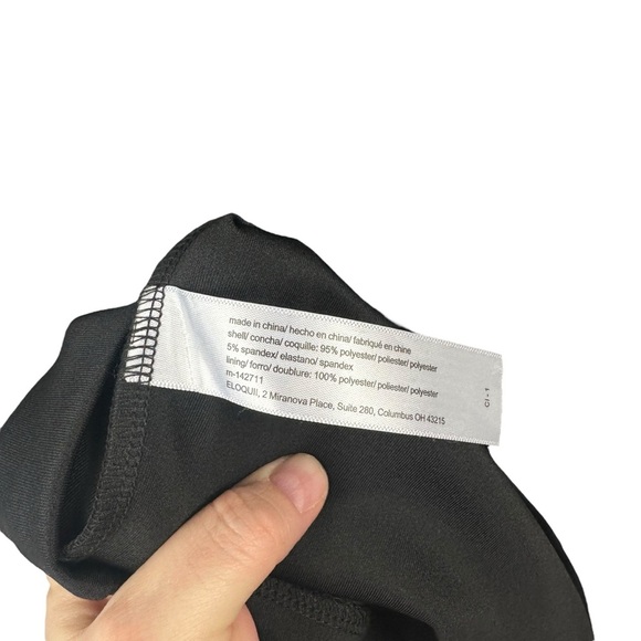 NWT ELOQUII Black Puff Sleeve‎ Tie Back Cuff Pencil Ponte Dress Plus Size 22 NEW - Picture 7 of 15